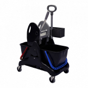 Chariot de lavage TRISTAR 30 BASIC avec presse  mchoires - 2 seaux de 15L