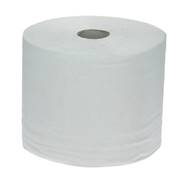 Bobine industrielle d'essuyage 1500 formats recycle blanc 2 plis 22x30cm - Colis de 2 bobines