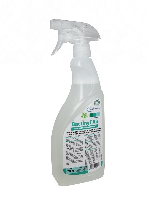 Désodorisant virucide désinfectant alimentaire sans rinçage - BACTINYL AIR CITRON - Spray 750ml