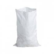 Sacs pour gravats 80L polypropylne tiss blanc - Paquet de 100 sacs