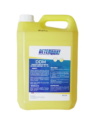 Super dégraissant désinfectant surfaces alimentaires - DETERQUAT DDM - Bidon 5L