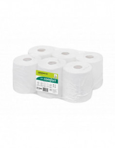 Papier hygiénique 2 plis blanc dévidage central - COMFORT...