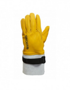 Sur-Gants de protection electricien en cuir de bovin -...
