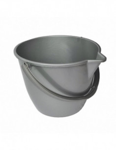 Seau rond gris 12L économique