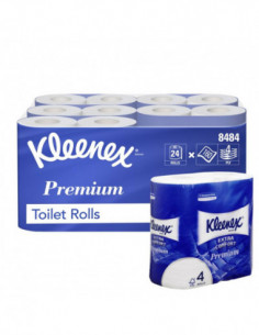Papier Hygiénique 4 plis - 160 feuilles - KLEENEX LUXE...
