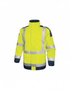 Parka chaude de pluie haute visiblité - Taille S à XXXL