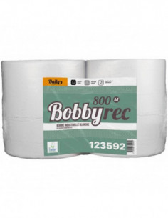 Bobine industrielle d'essuyage 800 formats recyclée... 2