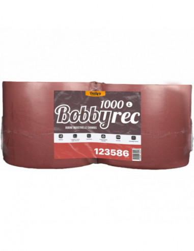 Bobine industrielle d'essuyage 1000 formats...