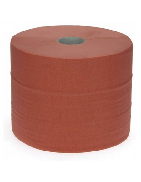 Bobine industrielle d'essuyage 1500 formats recyclée chamois 2 plis 22x30cm - Colis de 2 bobines
