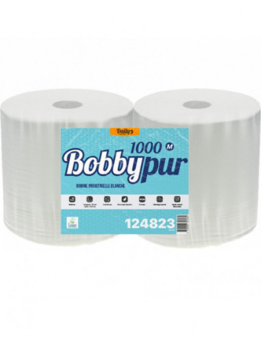 Bobine industrielle d'essuyage 1000 formats...