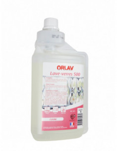 Liquide lave-verre 500 toutes eaux - ORLAV - flacon...