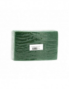 Tampon abrasif vert - 15 x 23cm - Lot de 10 2