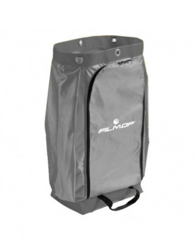 Sac en toile plastifiée étanche 120l gris
