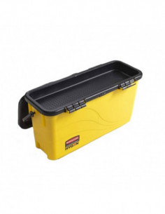 Seau de désinfection avec couvercle et grille - RUBBERMAID
