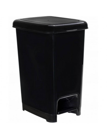 Poubelle à pédale SLIM noire - 10L