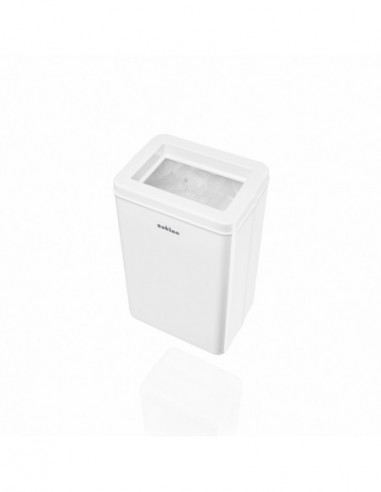 Poubelle à poser ou murale blanche - 50L