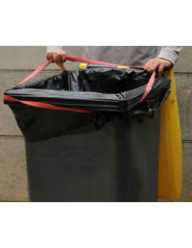 Sangle rouge pour conteneur de 120L à 360L - A...
