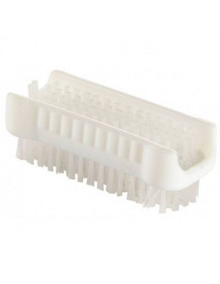 Brosse à ongles double face - Blanc