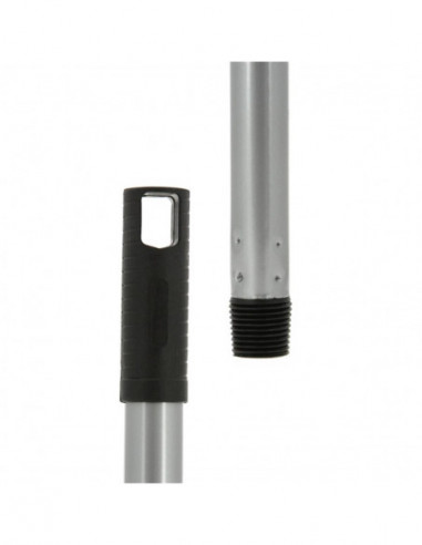 Manche acier plastifié 140cm à vis