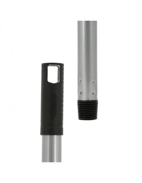 Manche acier plastifié 140cm à vis