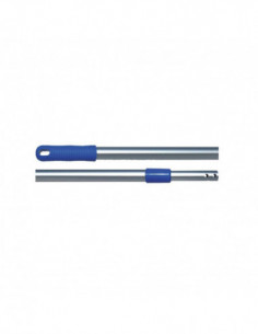 Manche aluminium 3 trous télescopique 0,60 m à 1,40m