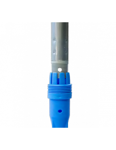 Manche à balai acier Premium 140cm double fonction