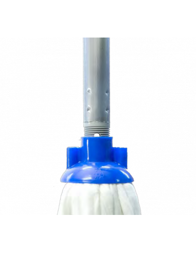 Manche à balai acier Premium 140cm double fonction