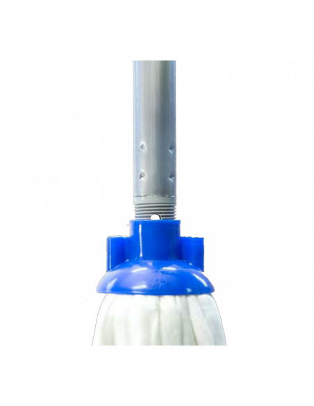 Manche à balai acier Premium 140cm double fonction
