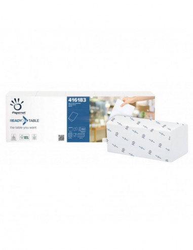 Serviette pliés READYTABLE - 8 colis de 5 x 450...