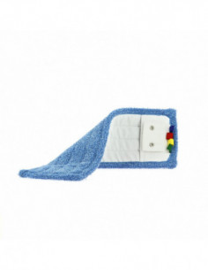 Frange microfibre poche languette 2 oeillets 40 cm - Lot...