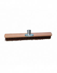 Balai coco synthétique 60 cm - Support bois - douille...