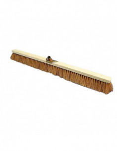 Balai coco 100 cm - Support bois - douille métal inclinée