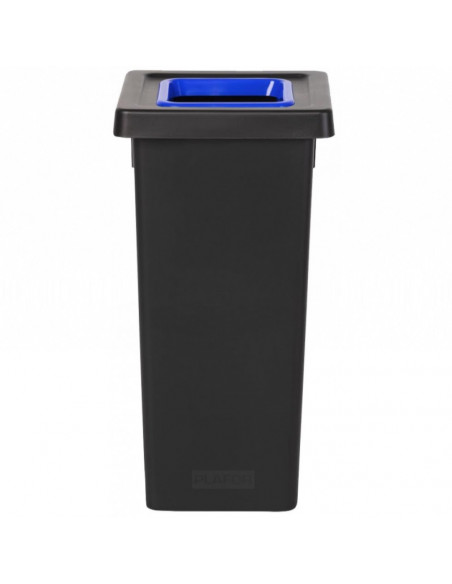 Poubelle tri sélectif 50L avec couvercle insert de couleur