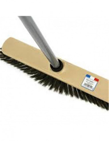 Balai soie grise 38 cm - Support plastique...