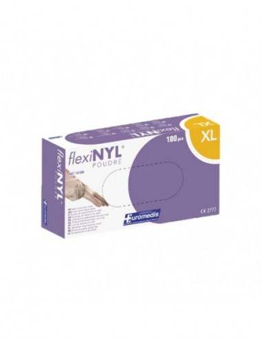 Gant vinyle micro poudré transparent AQL 1.5 -...