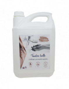 Crème lavante mains Ecolabel TENDRE BULLE - Bidon 5L
