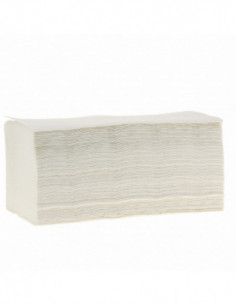 Essuie Main Pliés en V - 2 plis recyclé blanc  - Carton... 2