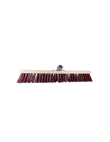 Balai cantonnier 60 cm - Support bois - Douille...