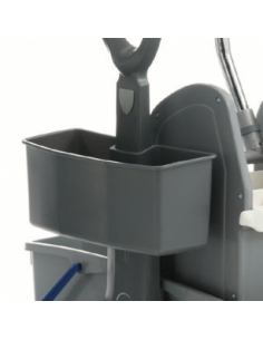 Chariot en polypropylène 2x15L avec presse à machoire -... 2