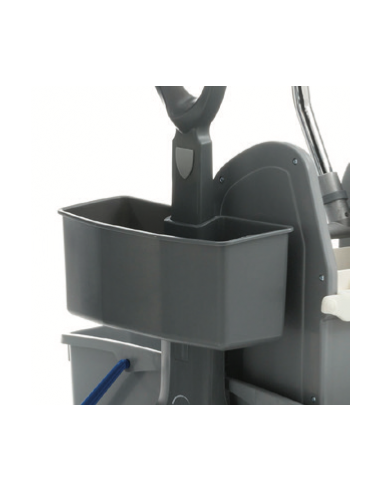 Chariot en polypropylène 2x15L avec presse à...