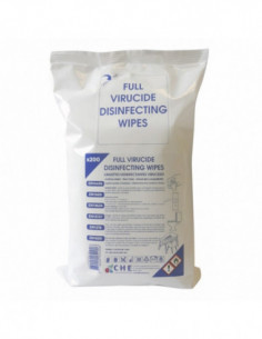 Lingettes désinfectantes virucides mains et surfaces -...
