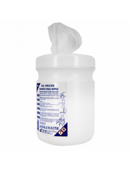 Boite distributrice pour lingettes désinfectantes virucides