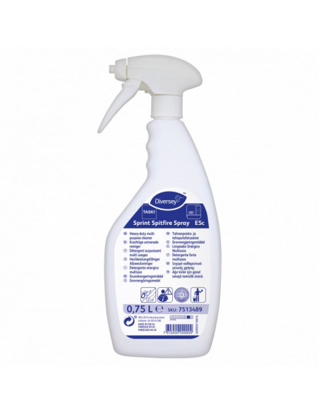 Nettoyant alcalin surpuissant PAE - TASKI SPRINT SPITFIRE - Spray 750ml