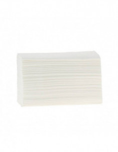 Essuie Main Papier Plié en Z Pure ouate - Carton de 25...