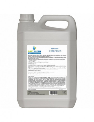 Répulsif chiens et chats - PHY 18 NF - Bidon 5l