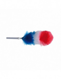 Plumeau magique antistatique télescopique multicolore