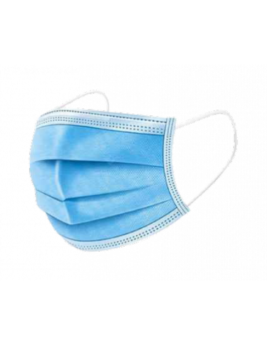 Masque enfant chirurgical 3 plis type I - bleu...