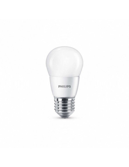 Ampoule LED sphérique dépolie PHILIPS - E27 7-60W - 2700K