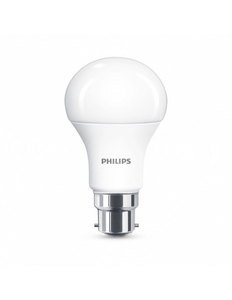 Ampoule LED standard dépolie PHILIPS - B22 11-75W - 2700K