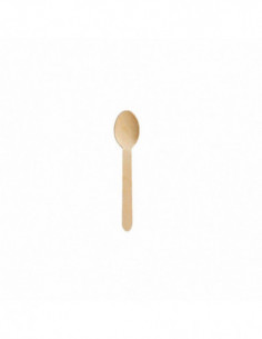 Petites cuillères en bois 110mm - Carton de 3000